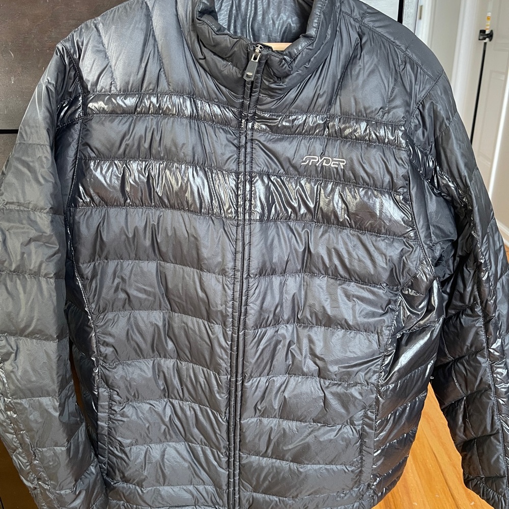 Spyder Black Puffer Jacket